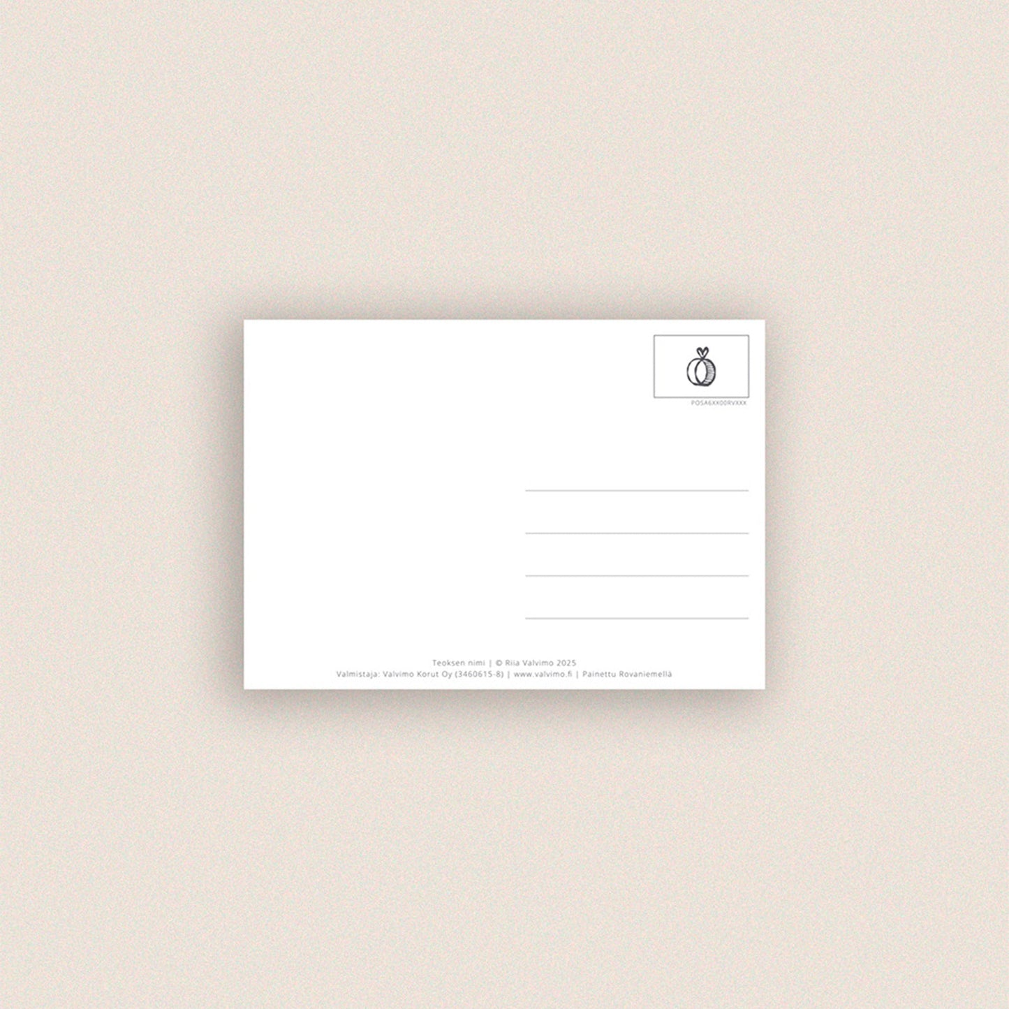 Kaunis arktinen II -postikortti