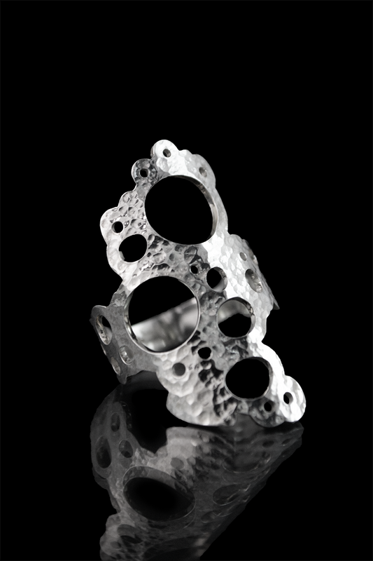 Rannalla-sormus hopea