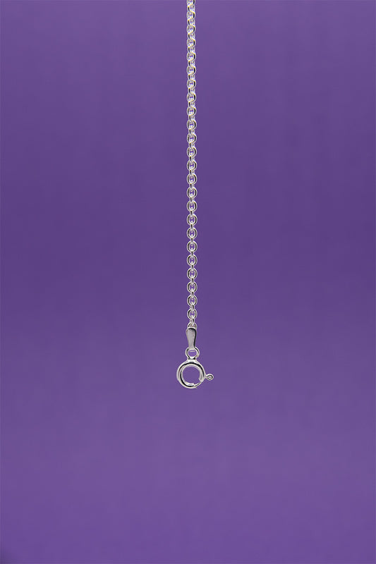 Ankkuriketju hopea 45 tai 50 cm