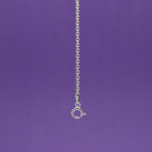 Ankkuriketju hopea 45 tai 50 cm