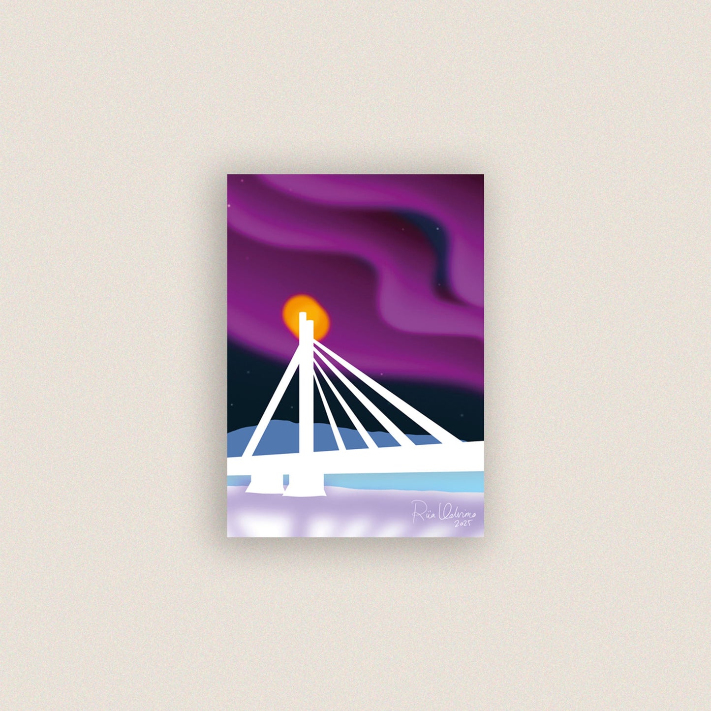 Lapin sykkivässä sydämessä II -postikortti