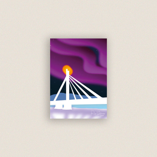 Lapin sykkivässä sydämessä II -postikortti