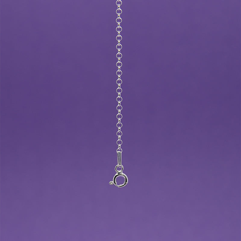 Papuketju hopea 45 tai 50 cm