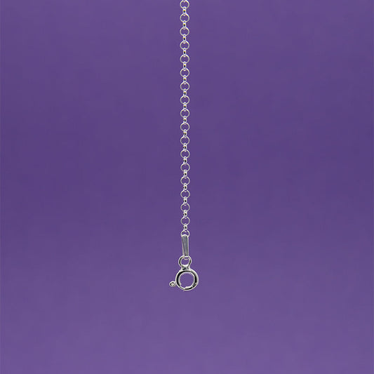 Papuketju hopea 45 tai 50 cm