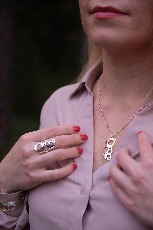 Rannalla-kaulakoru hopea