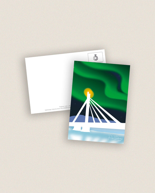 Lapin sykkivässä sydämessä I -postikortti