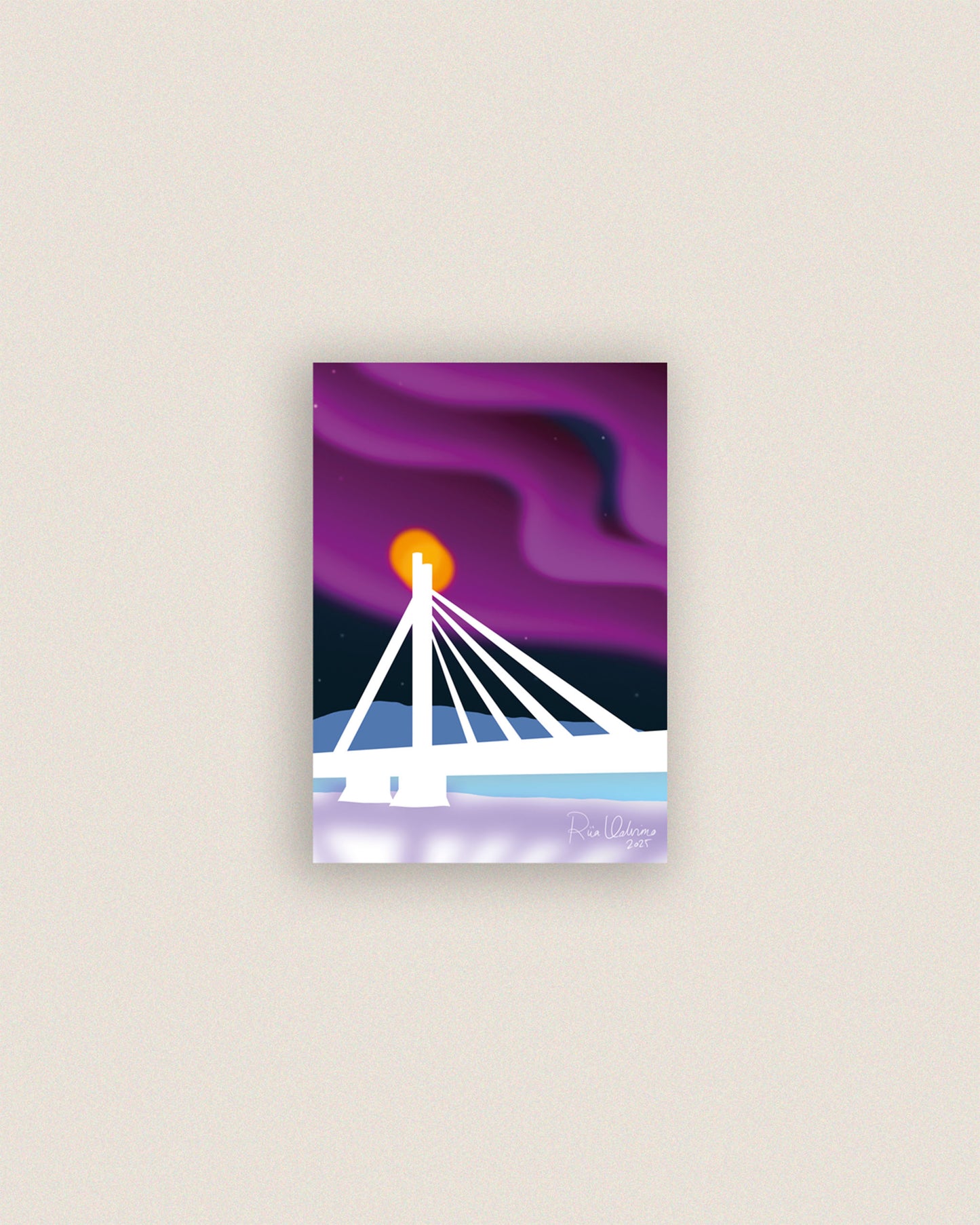 Lapin sykkivässä sydämessä II -postikortti