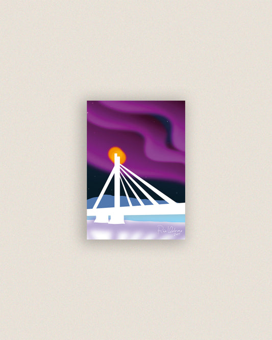 Lapin sykkivässä sydämessä II -postikortti