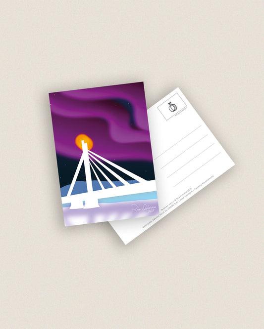 Lapin sykkivässä sydämessä II -postikortti